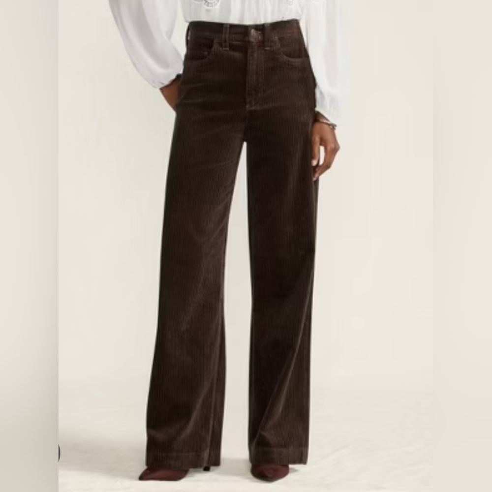 Lands' End Women's Brown Corduroy Pants